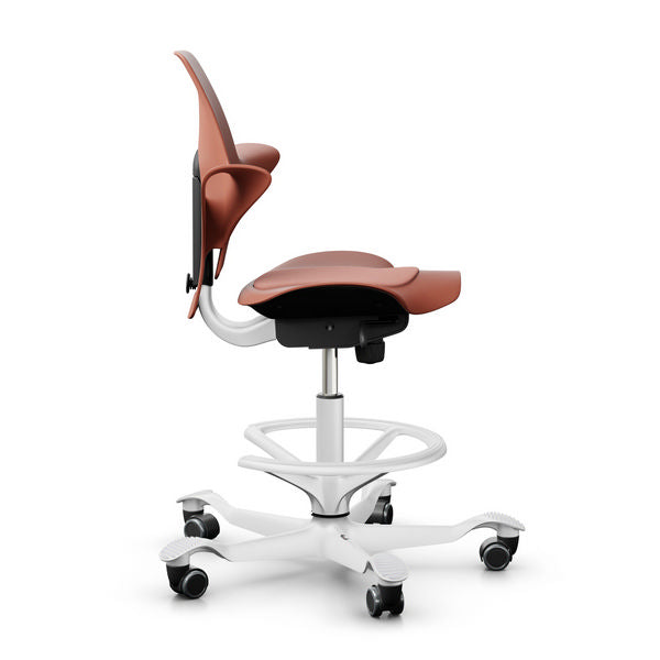 HAG Capisco Puls 8010 Rosehip Saddle Chair - Design Your Own