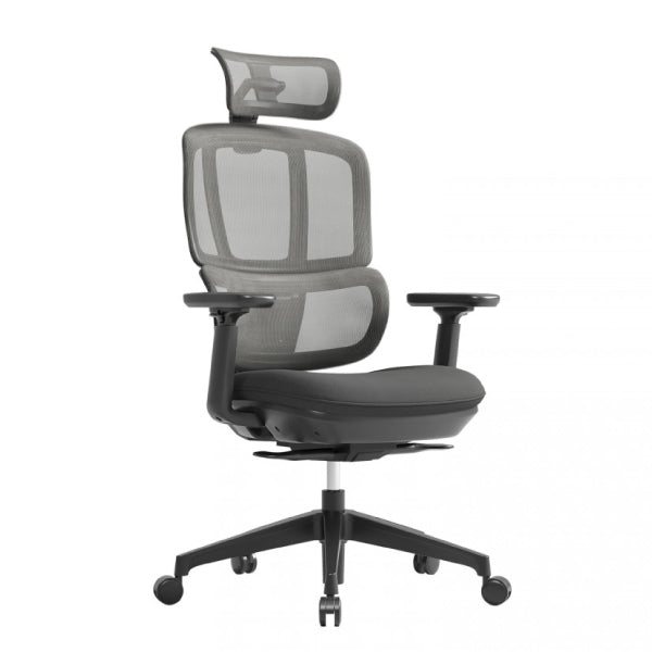 Shelby Black Mesh Back Operator Chair With Headrest